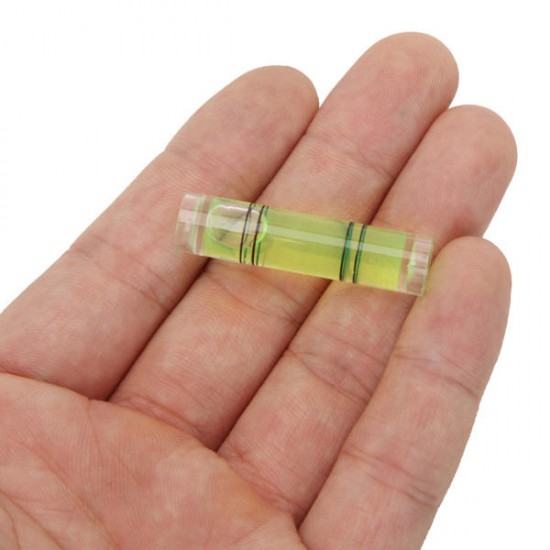 10pcs 9x40mm Cylindrical Bubble Spirit Level Set For Professional Measuring And Normal Use