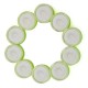 10pcs Circular Bubble Spirit Level Set For Professional Measuring Normal Use