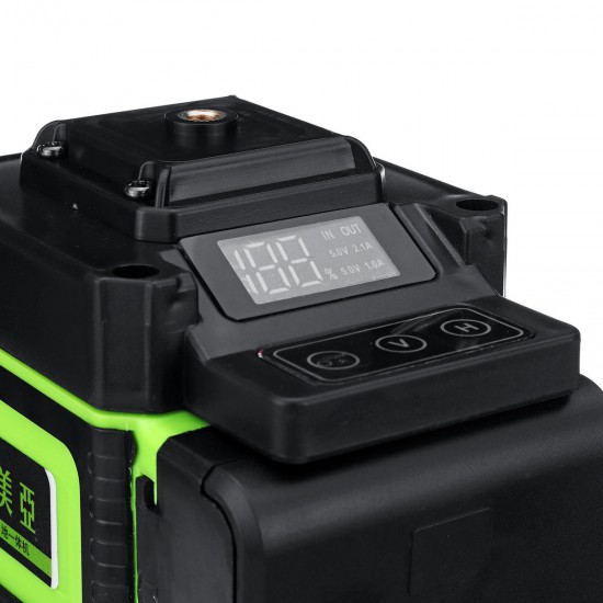 12 Blue Lines Laser Level Measuring DevicesLine 360 Degree Rotary Horizontal And Vertical Cross Laser Level