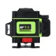 12 Greeen Lines Laser Level Measuring DevicesLine 360 Degree Rotary Horizontal And Vertical Cross Laser Level with Base