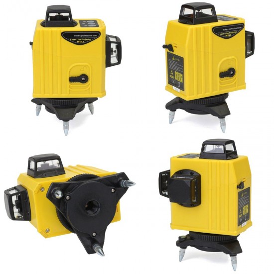 12 Line 3D 360° Infrared Laser Level Self Leveling Vertical & Horizontal Level Cross 12 Line 3D 360° Infrared Laser Level Self Leveling Vertical & Horizontal Level Cross
