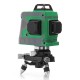 12 Line 635nm 3D Green Light Laser Level Auto Self Leveling 360°Rotary Measure Cross