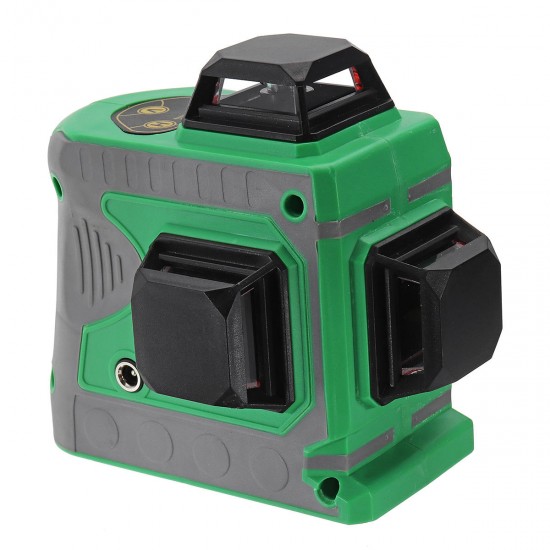 12 Line 635nm 3D Green Light Laser Level Auto Self Leveling 360°Rotary Measure Cross