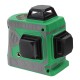 12 Line 635nm 3D Green Light Laser Level Auto Self Leveling 360°Rotary Measure Cross