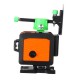 12 Line Laser Level Green Light Auto Self Leveling Cross 360° Rotary Measuring yellow