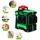 12 Line Laser level 3D 360° Self Leveling Rotary Cross Laser Level Multi Line Green light / Blue light