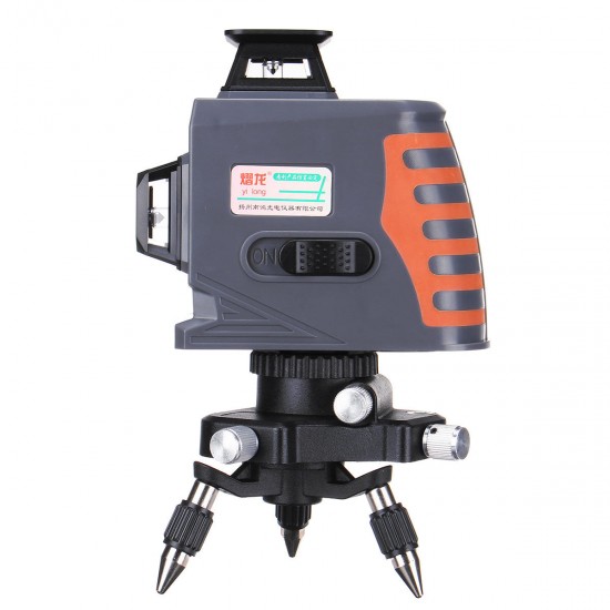 12 Lines 360 Degree Horizontal Vertical Cross 3D Red Laser Level Self Leveling