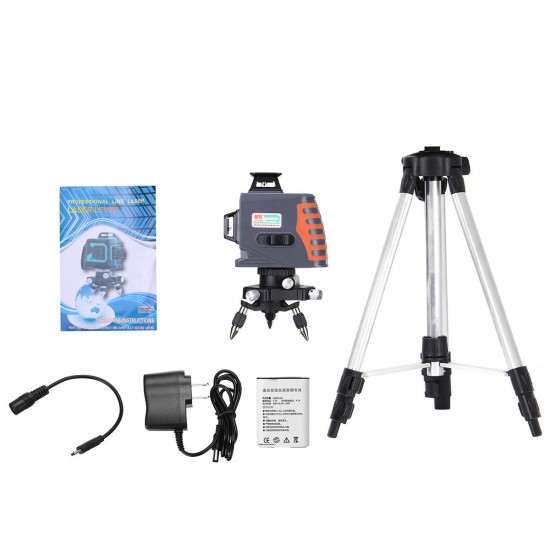 12 Lines 360 Degree Horizontal Vertical Cross 3D Red Laser Level Self Leveling 12 Lines 360 Degree Horizontal Vertical Cross 3D Red Laser Level Self Leveling