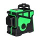 12 Lines 360 Degree Horizontal & Vertical Cross 3D Green Laser Level Self