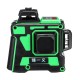 12 Lines 360° 3D Green Laser Level Self Leveling Tool Horizontal & Vertical