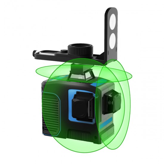 12 Lines 3D Green Beam Self-Leveling Laser Level 3x360 Cross Line Three-Plane Leveling and Alignment Laser Level