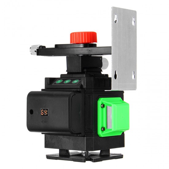 12 Lines 3D Laser Level LCD Green Self Leveling Cross Horizontal Vertical Tool