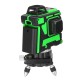 12 Lines Green 3D Laser Level Auto 360° Degree Waterproof Self-Leveling Measure