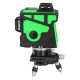 12 Lines Green 3D Laser Level Auto 360° Degree Waterproof Self-Leveling Measure