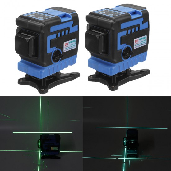 12 Lines Laser Level Self-Leveling 3D 360° Floor Leveling Measure Tools
