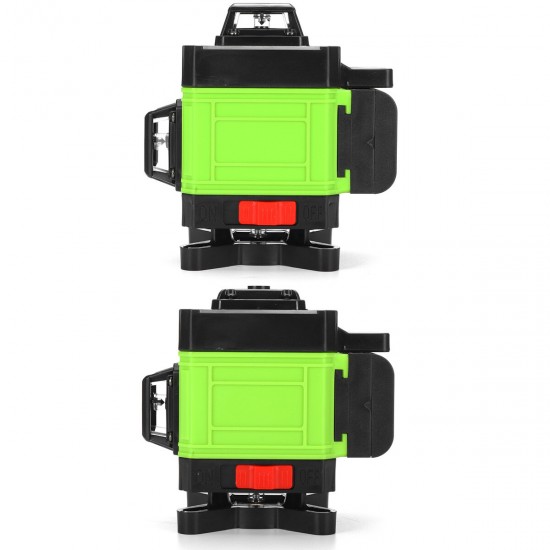 12/16 Line Green Light Laser Level Digital Self Leveling 360° Rotary Measure Tool Green / Blue