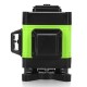 12/16 Line Green Light Laser Level Digital Self Leveling 360° Rotary Measure Tool Green / Blue