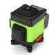 12/16 Line Green Light Laser Level Digital Self Leveling 360° Rotary Measure Tool Green / Blue