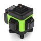 12/16 Line Green Light Laser Level Digital Self Leveling 360° Rotary Measure Tool Green / Blue