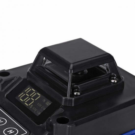 12/16 Line Green Light Laser Level Digital Self Leveling 360° Rotary Measure Tool Green Light