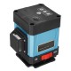12Line 360° Green Laser Level 3D Horizontal Vertical+Remote Control+Wall Mounts