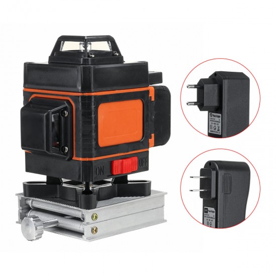 16 Line LD Laser Level Green Light 3D 360° Rotary Self Leveling Measure Tool