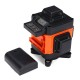 16 Lines 3D 360° Green Laser Level Self-Leveling Cross Line Horizontal LCD Tool