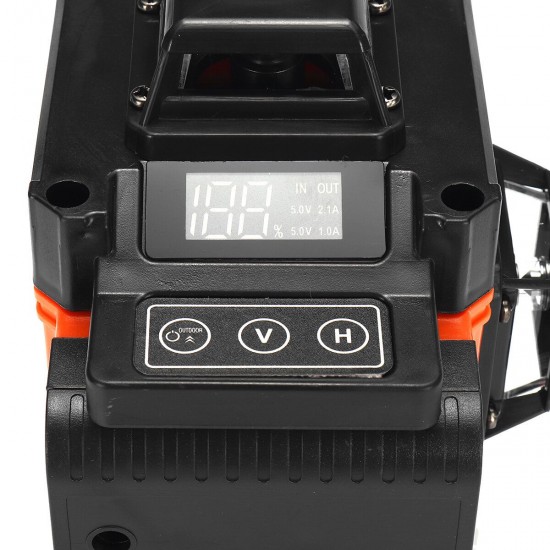 16 Lines 3D 360° Green Laser Level Self-Leveling Cross Line Horizontal LCD Tool 16 Lines 3D 360° Green Laser Level Self-Leveling Cross Line Horizontal LCD Tool