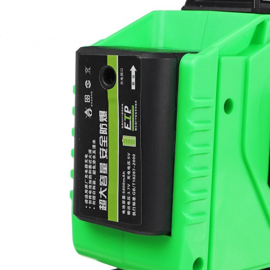 16 Lines Laser Level 3D Wall-mounted Leveler 卤3°Automatic Levelt 5800mAh Battery