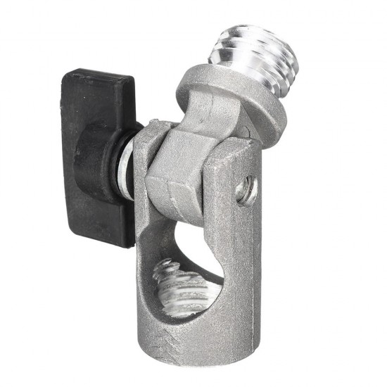 180° Rotate Aluminum 5/8 '' Socket Adapter for Self Laser Level Tripod Universal