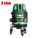 2/3/5 Green Line Laser Level Vertical Horizontal Leveling Rotary Outdoor Cross Measure