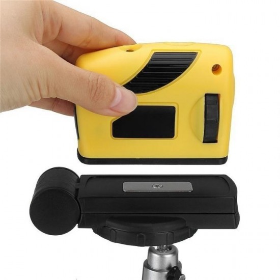 360 Degree Infrared Laser Level with Tripod and Base Micro Tuning Self Levelling Horizontal and Vertical Cross-Line Mini Laser