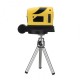 360 Degree Infrared Laser Level with Tripod and Base Micro Tuning Self Levelling Horizontal and Vertical Cross-Line Mini Laser