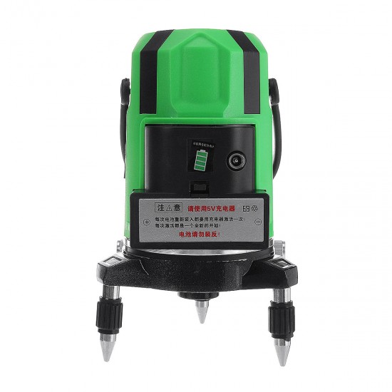 360° Rotary Green Light 2 Line Laser Level High Precision Automatic Measure Tool