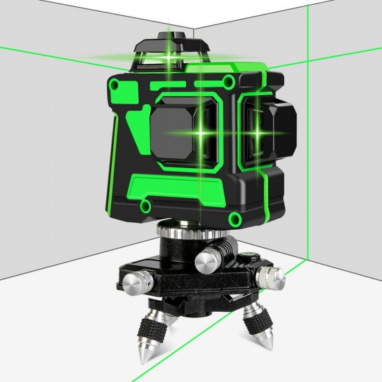 3D 12 Line Green Light Laser Level Digital Self Leveling 360° Rotary Measure 3D 12 Line Green Light Laser Level Digital Self Leveling 360° Rotary Measure