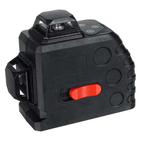 3D 12 Line Laser Level Auto Self Leveling 360° Rotary Measure Green/Blue Light