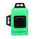 3D 12 Line Laser Level Green IP54 Self Leveling 360° Rotary Cross Measure Tool