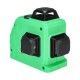 3D 12 Line Laser Level Green IP54 Self Leveling 360° Rotary Cross Measure Tool