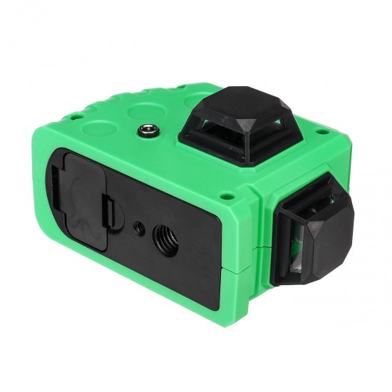 3D 12 Line Laser Level Green IP54 Self Leveling 360° Rotary Cross Measure Tool