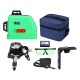 3D 12 Line Laser Level Green IP54 Self Leveling 360° Rotary Cross Measure Tool 3D 12 Line Laser Level Green IP54 Self Leveling 360° Rotary Cross Measure Tool