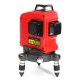 3D 12 Line Red Laser Level Measure Self Leveling Vertical Horizontal Cross Tool