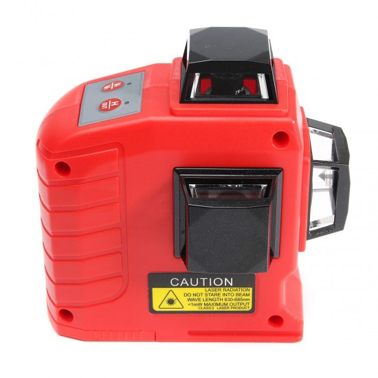 3D 12 Line Red Laser Level Measure Self Leveling Vertical Horizontal Cross Tool 3D 12 Line Red Laser Level Measure Self Leveling Vertical Horizontal Cross Tool