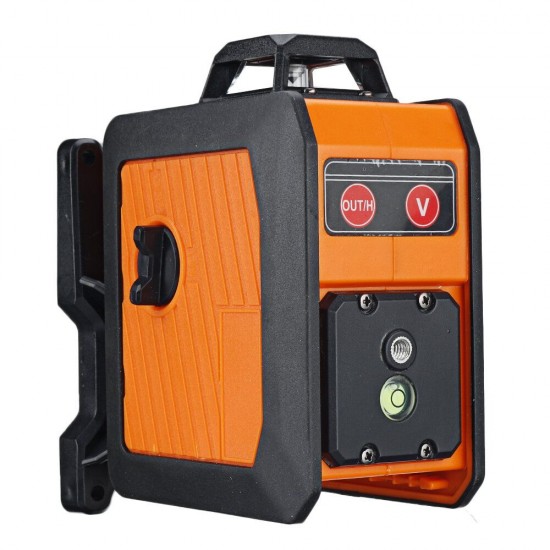3D 12 Lines 360° Green Light Auto Laser Level Horizontal & Vertical Cross Build Tool Measuring Tools with Remote Control