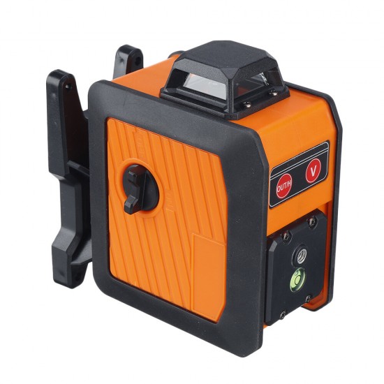 3D 12 Lines 360° Green Light Auto Laser Level Horizontal & Vertical Cross Build Tool Measuring Tools with Remote Control