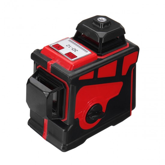 3D 12 Lines Green Blue Line Laser Level 360° Cross Self Leveling Engineer with Red Blue Shell