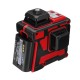 3D 12 Lines Green Blue Line Laser Level 360° Cross Self Leveling Engineer with Red Blue Shell