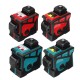 3D 12 Lines Green Blue Line Laser Level 360° Cross Self Leveling Engineer with Red Blue Shell 3D 12 Lines Green Blue Line Laser Level 360° Cross Self Leveling Engineer with Red Blue Shell