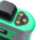 3D 12 Lines Self Leveling Green Laser Beam Level Auto 360° Rotary Cross Measure
