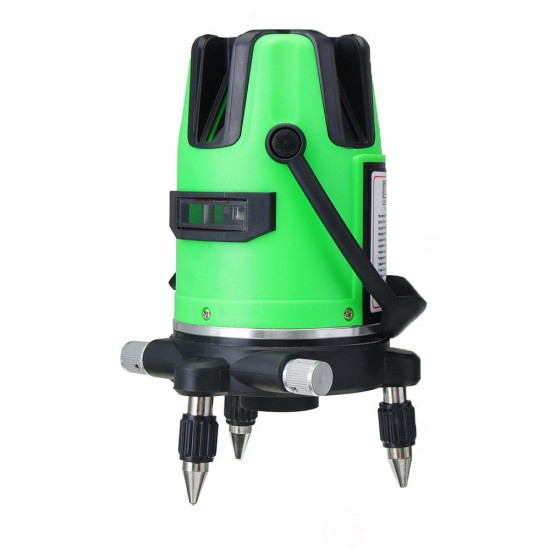 3D Green 2/5 Line Laser Level 360° Rotary Self Leveling Horizontal Vertical Tool