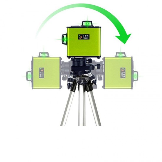 3D Green Laser Level Self Leveling 12 Lines 360 Degree Horizontal Vertical Cross